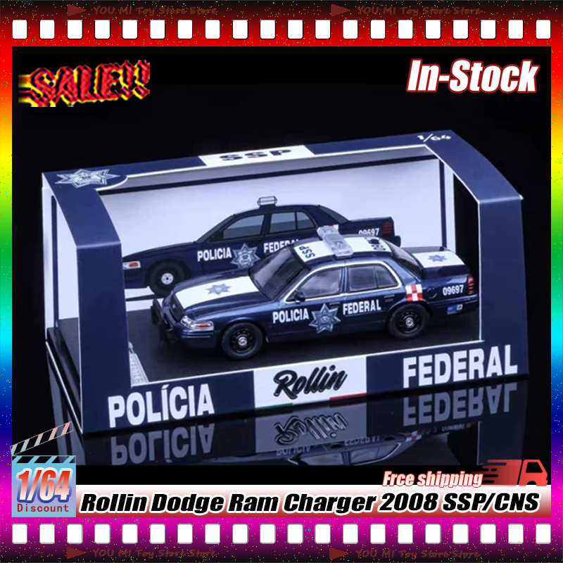 Model Kit Dodge Charger - New 1:64 Rollin Dodge Ram Charger