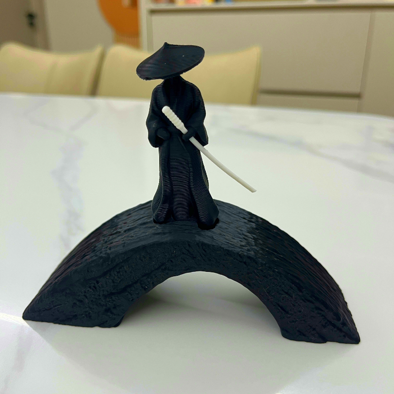 Model Kit Keroro - 3D Printed Samurai Model, Japanese Warrior