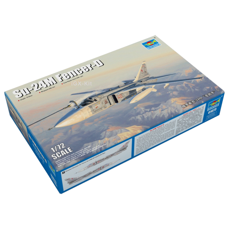 Model Kit Jet - Trumpeter 01673 1/72 Russian Su24 Su-24