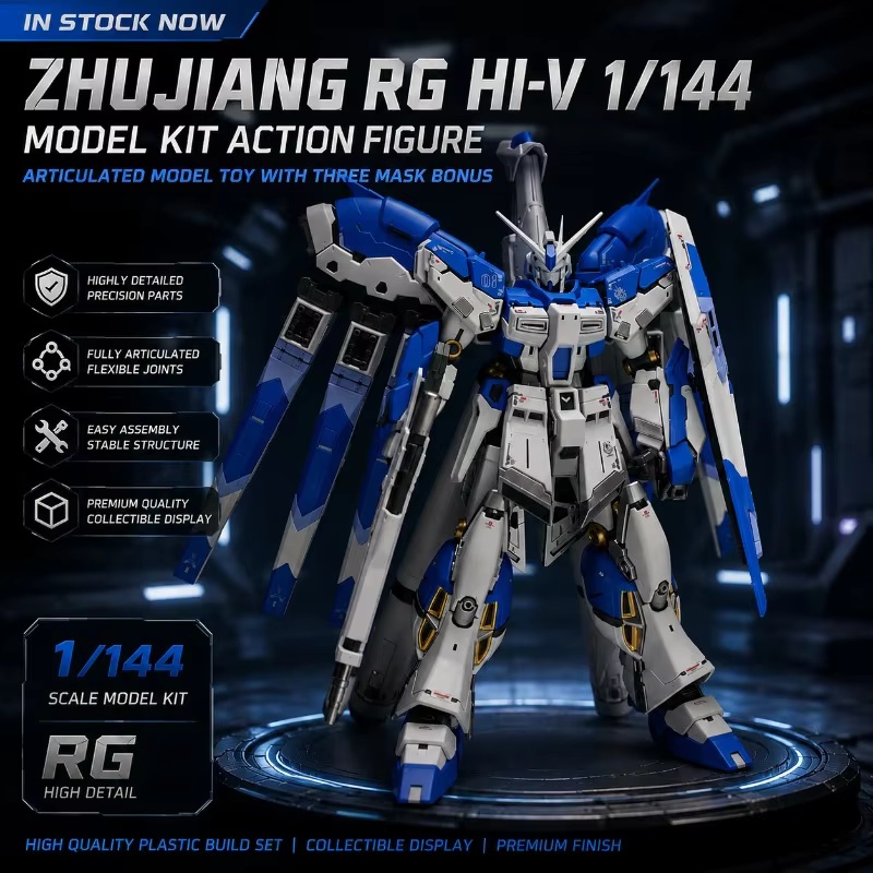 Model Kit Xenoblade - ZhuJiang RG 1/144 Hi-V Orange Robot