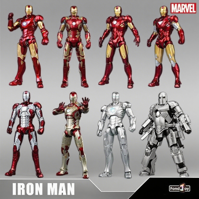 Model Kit Iron Man - Fondjoy Marvel Iron Man Action Figures
