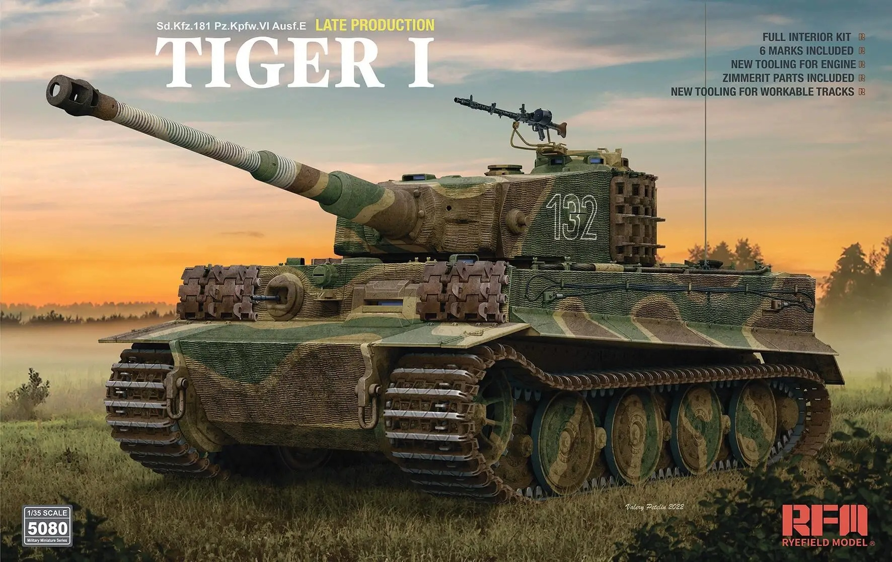 Model Kit Rg - Ryefield model RFM 1/35 assembling tank