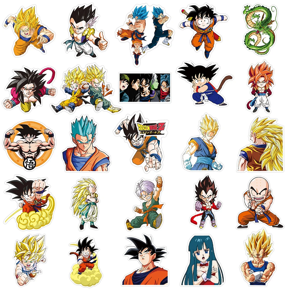 Model Kit Decals - Classic Son Goku Anime Dragon Ball