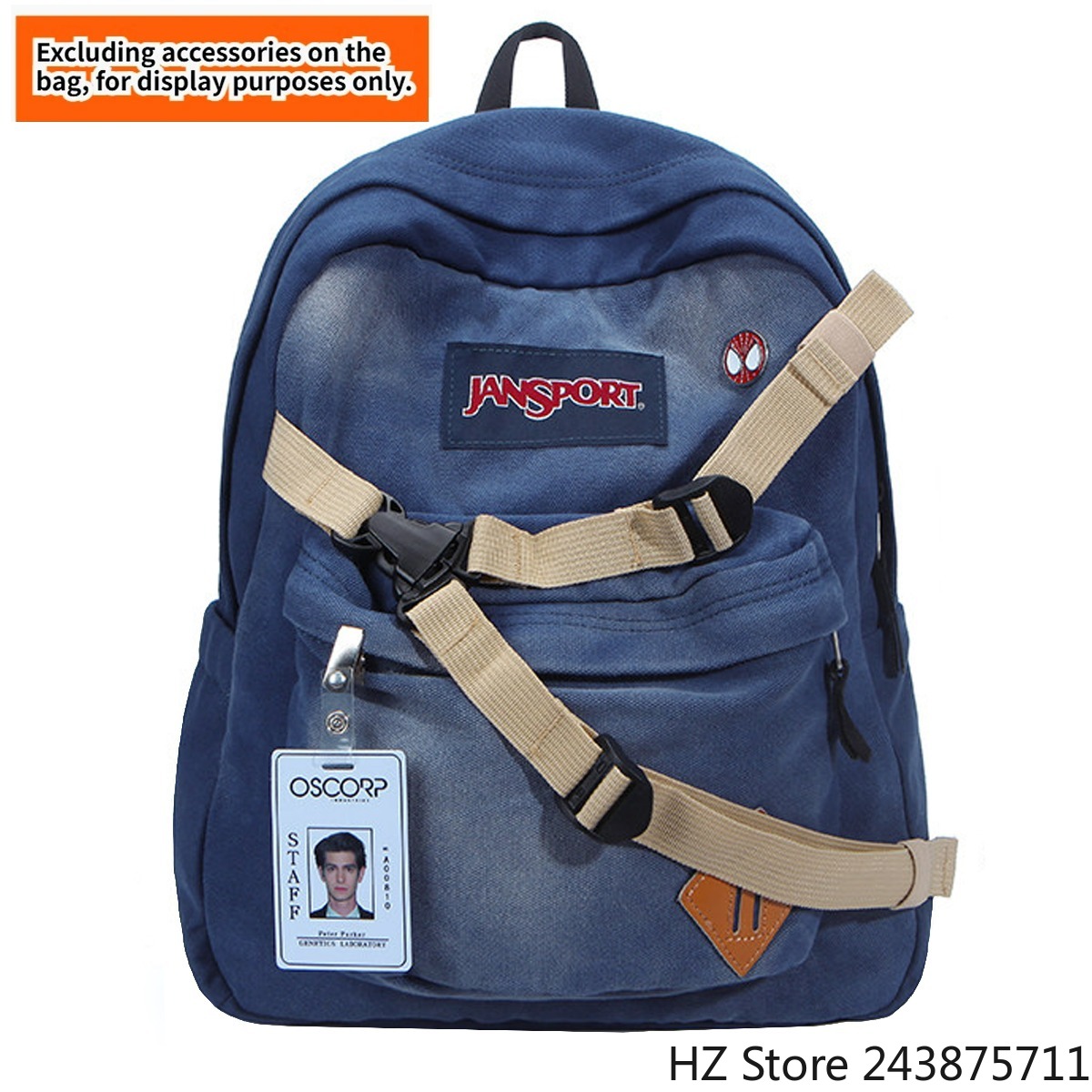 Model Kit Spiderman - Spider-Man Denim Backpack Spiderman Bookbag Andrew