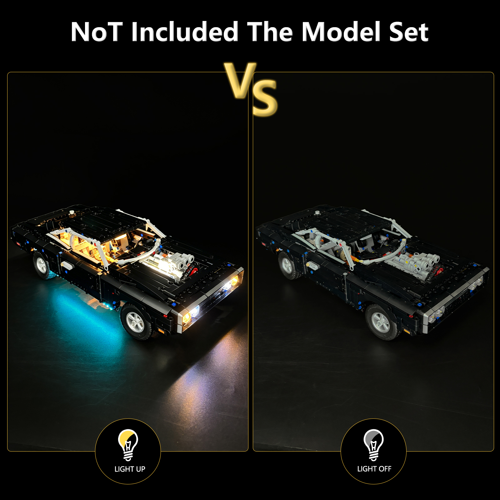 LYBMTWF LED Lighting Kit Compa - مراجعة Model Kit Dodge Charger وسعره