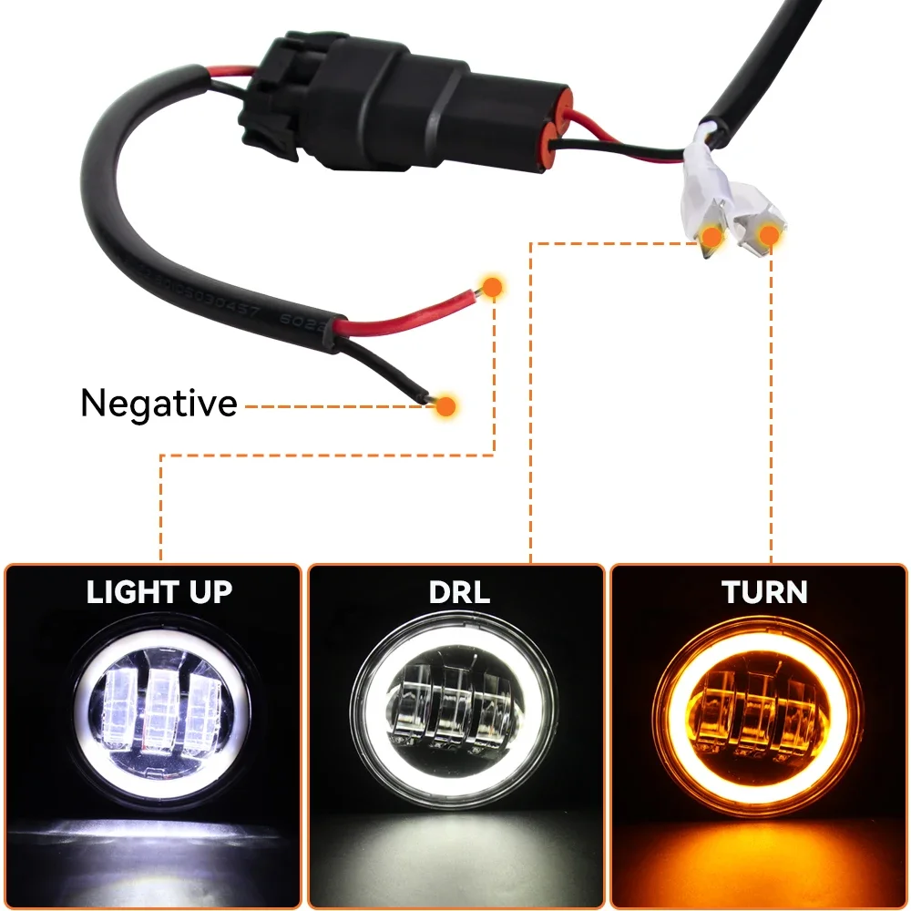 4 Inch Round LED Front Driving - مراجعة Model Kit Dodge Charger وسعره