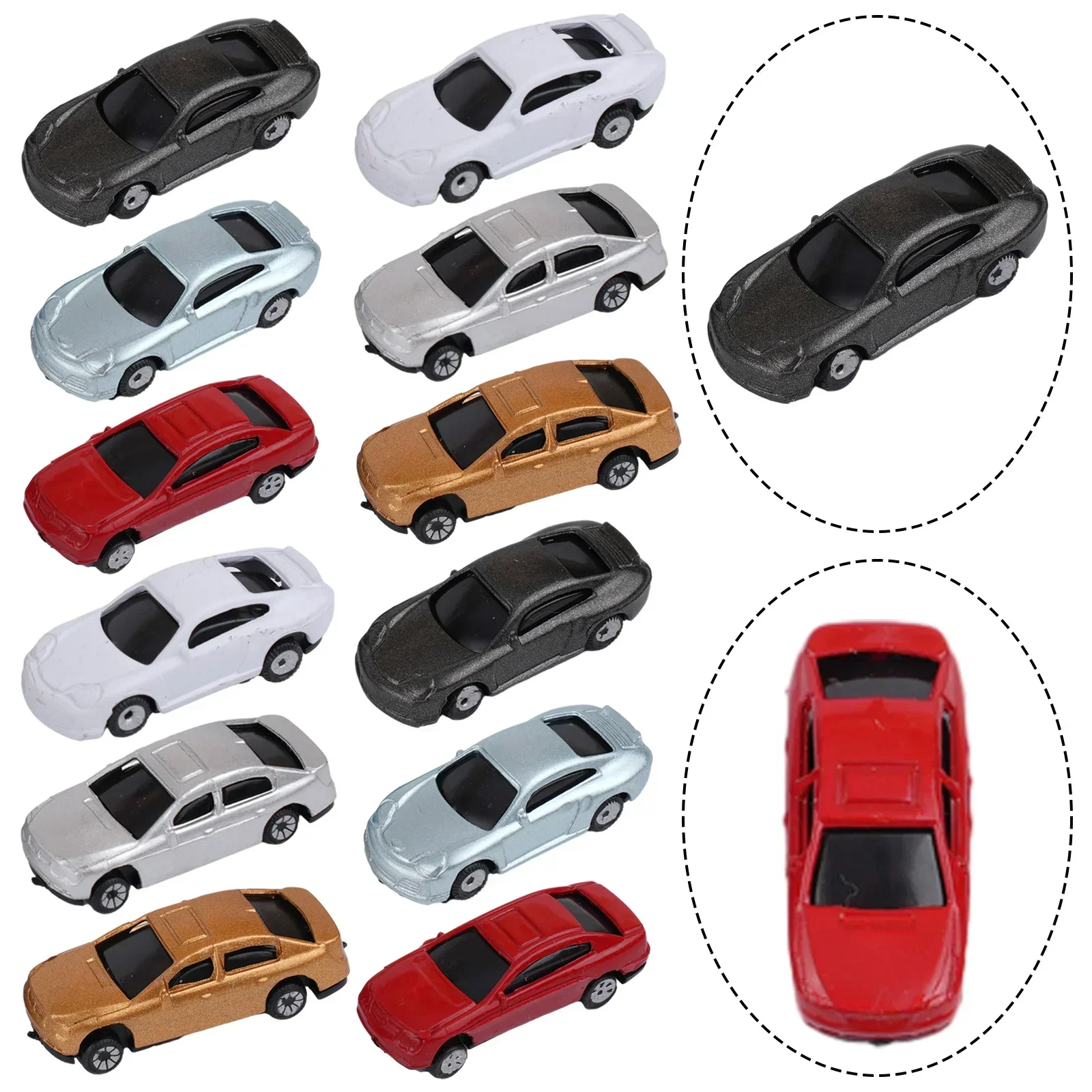 50PCS Model Cars 1:160 N Scale - مراجعة Model Kit Train وسعره