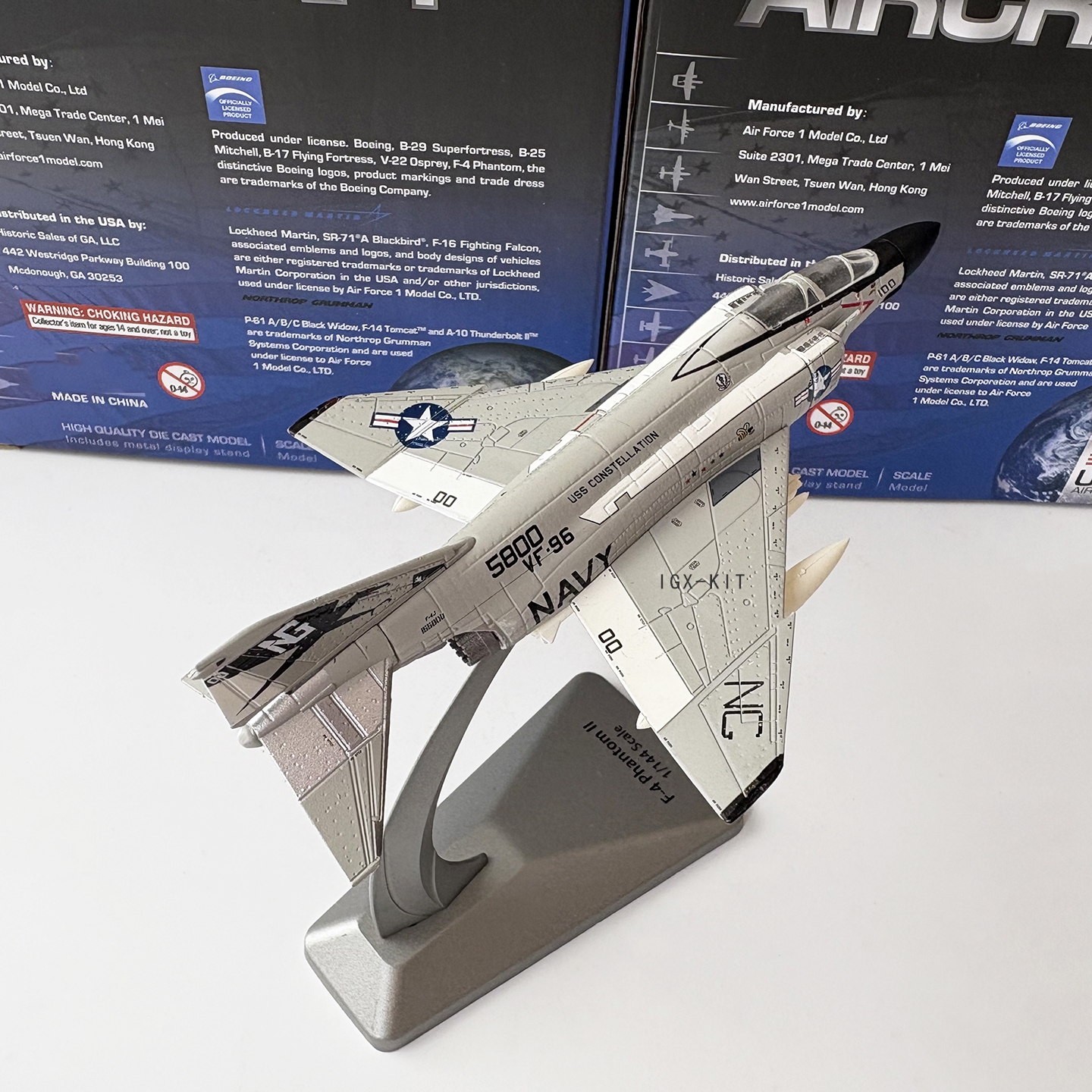 1/144 Scale US F-4 Phantom II  - مراجعة Model Kit Jet وسعره