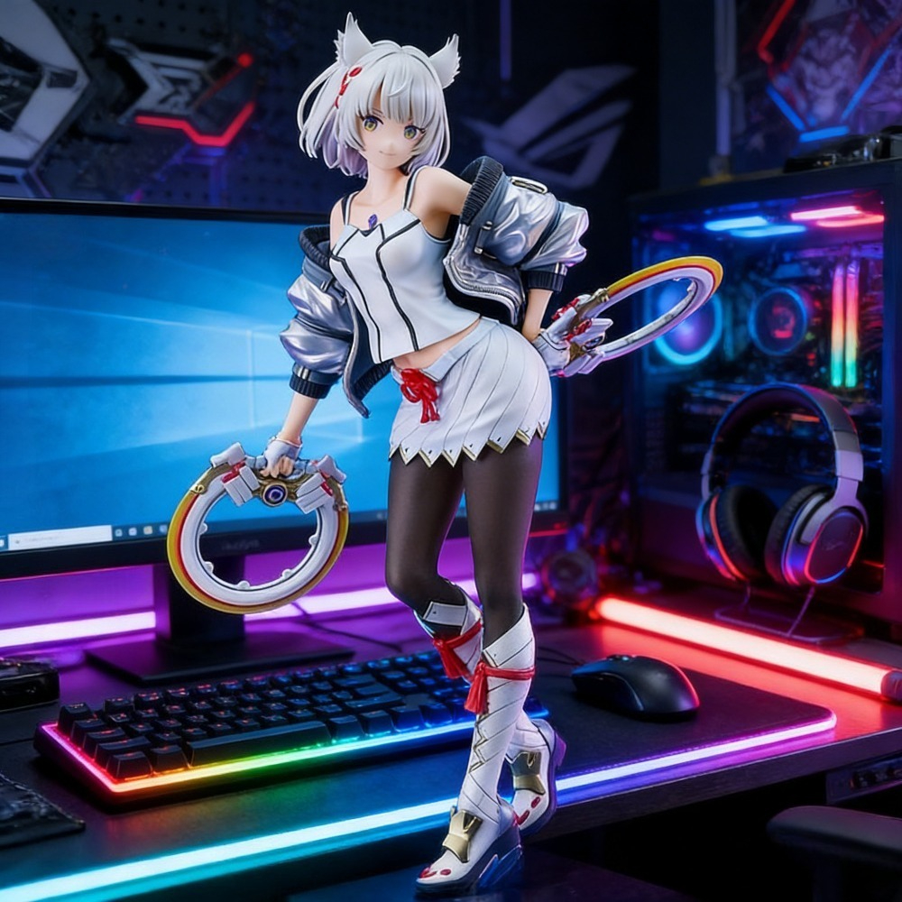 9.06in/23cm Anime Xenoblade Ch - مراجعة Model Kit Xenoblade وسعره