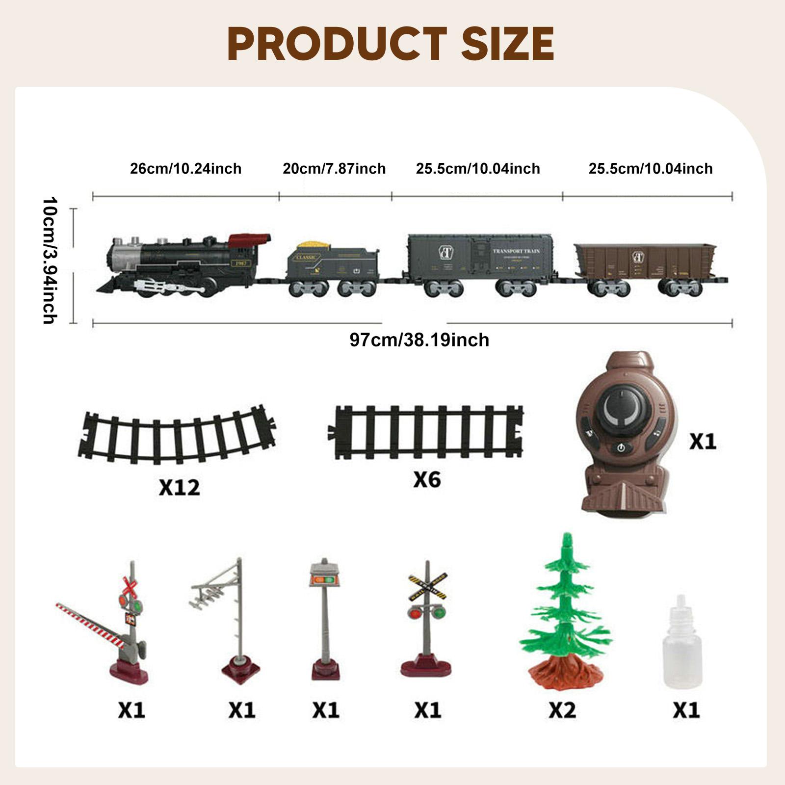 Electric Train Toy Easy Assemb - مراجعة Model Kit Train وسعره