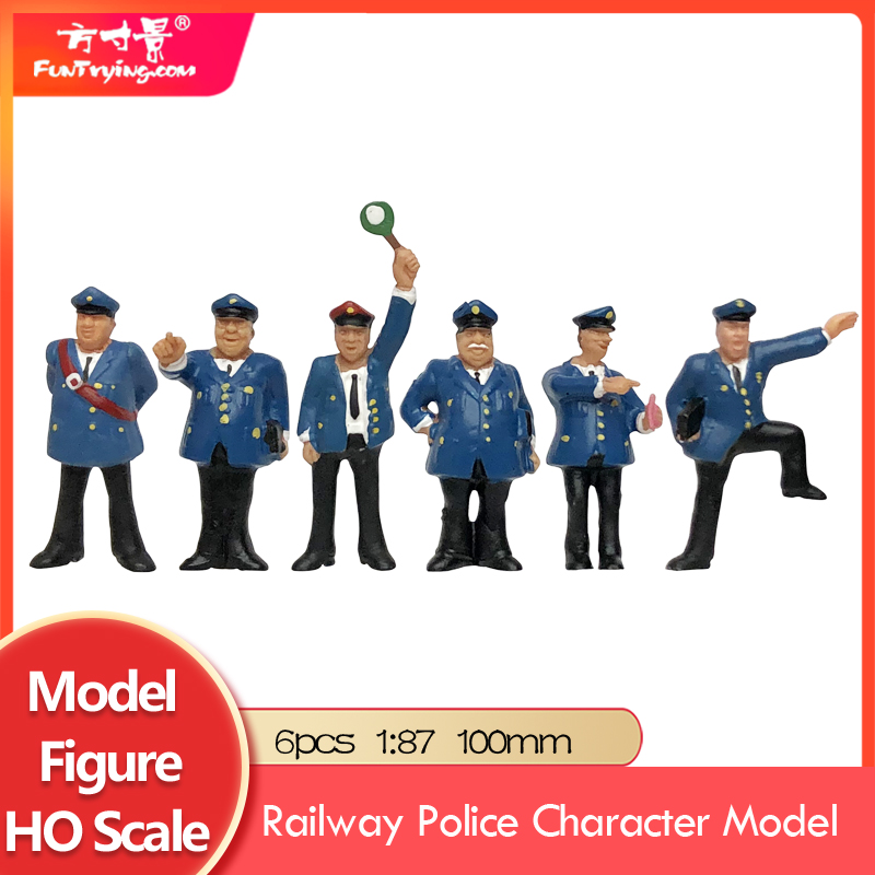 1/87 Ho Scale Model Figure Set - مراجعة Model Kit Train وسعره