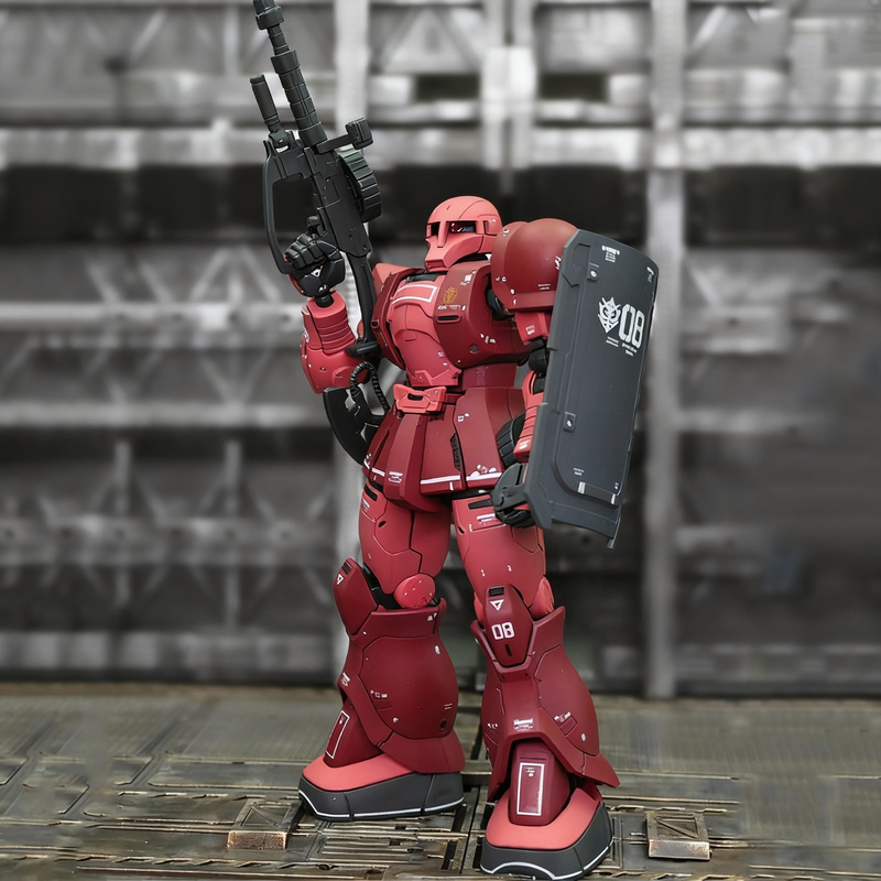 GTO 015 Char's Custom Old Type - مراجعة Model Kit Zaku وسعره