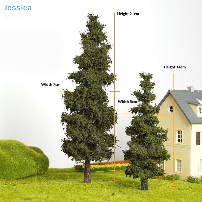 ♥14-21cm Miniature Pine Tree S - مراجعة Model Kit Train وسعره