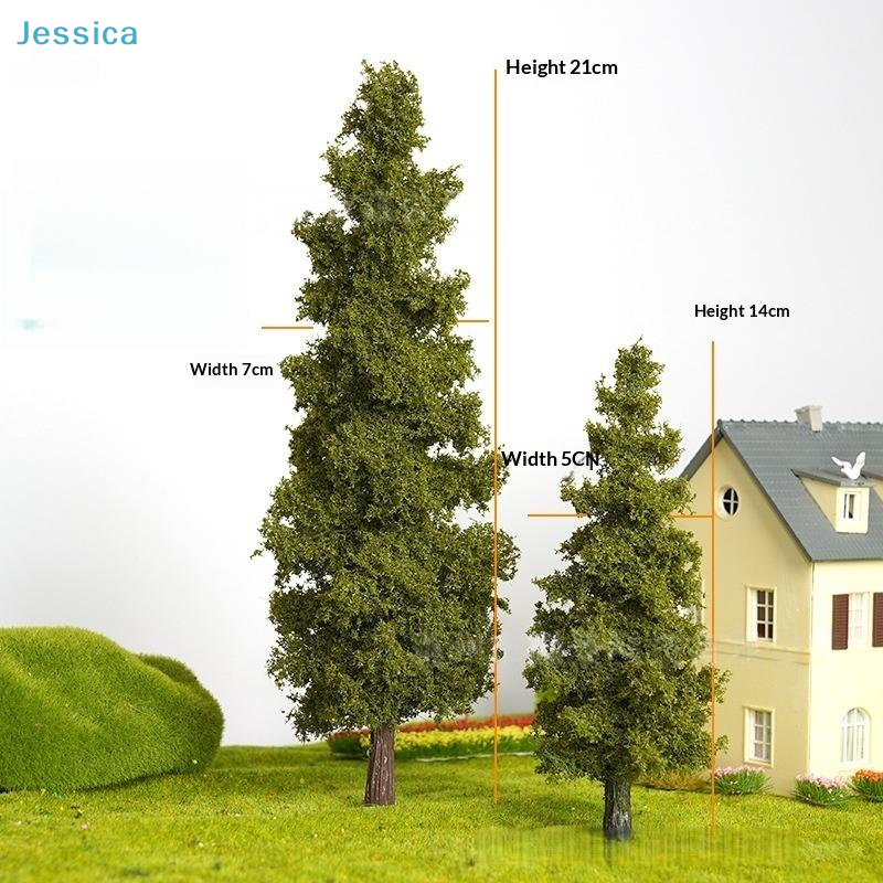 ♥14-21cm Miniature Pine Tree S - مراجعة Model Kit Train وسعره