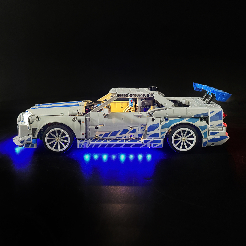 BYB LED Light Kit For LEGO 422 - مراجعة Model Kit Nissan Skyline وسعره