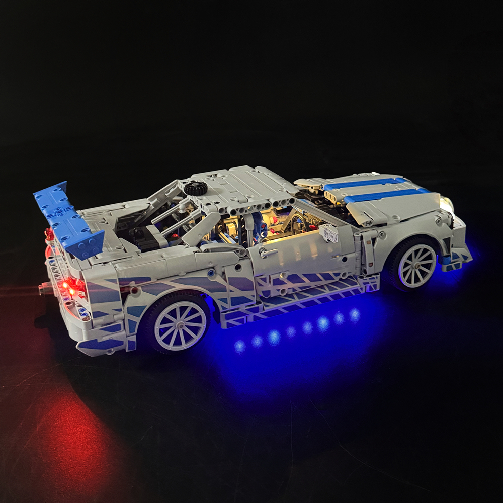 BYB LED Light Kit For LEGO 422 - مراجعة Model Kit Nissan Skyline وسعره