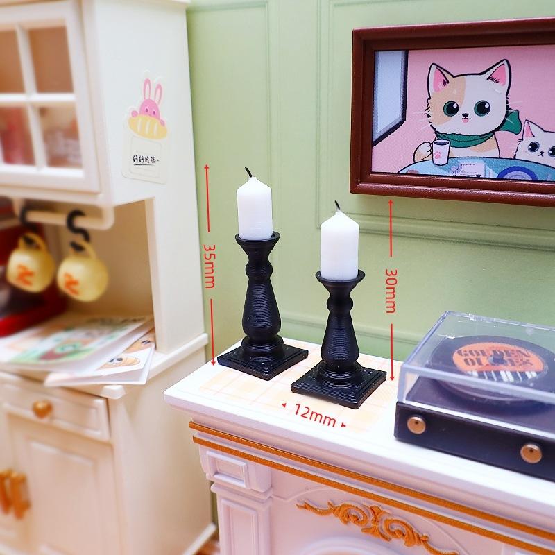 1/12 Dollhouse Miniature Candl - مراجعة Model Kit Jet وسعره