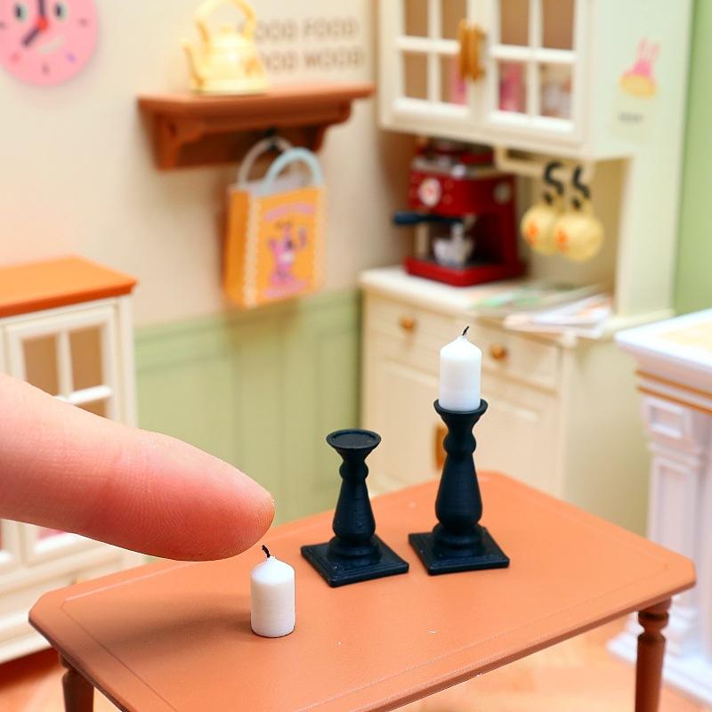 1/12 Dollhouse Miniature Candl - مراجعة Model Kit Jet وسعره