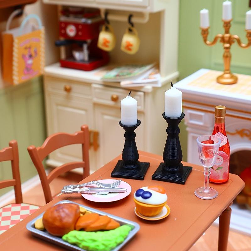 1/12 Dollhouse Miniature Candl - مراجعة Model Kit Jet وسعره