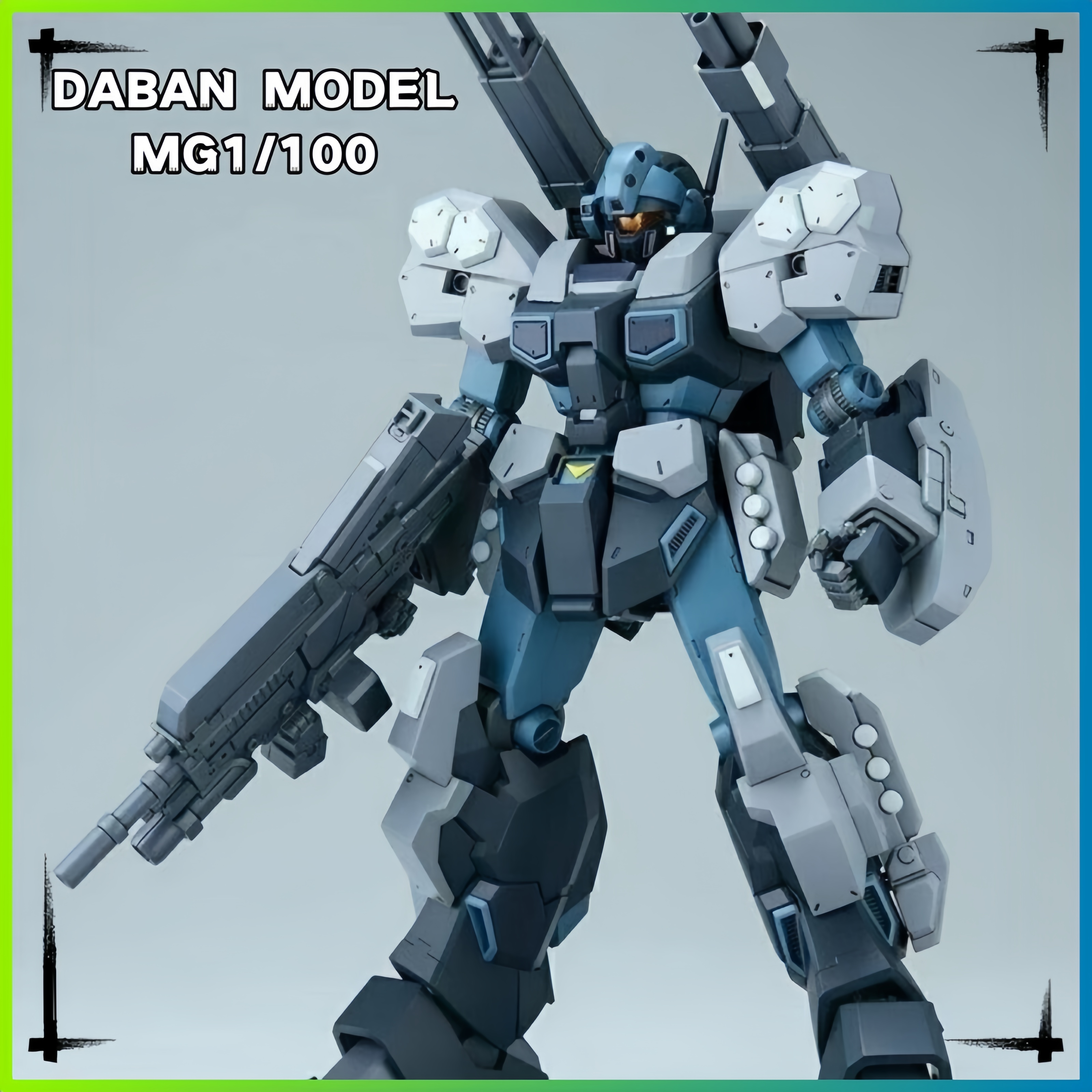 DABAN 6641 1/100 Mg Rgm-96x Je - مراجعة Model Kit Daban وسعره