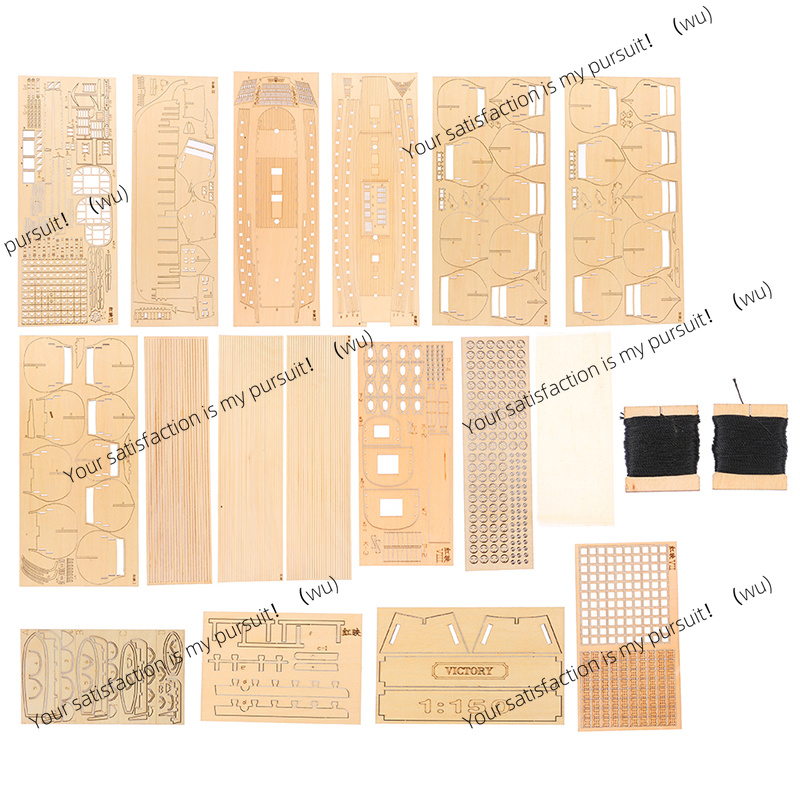 1Set 1:150 Sailing Boat Model  - مراجعة Model Kit Hms Victory وسعره