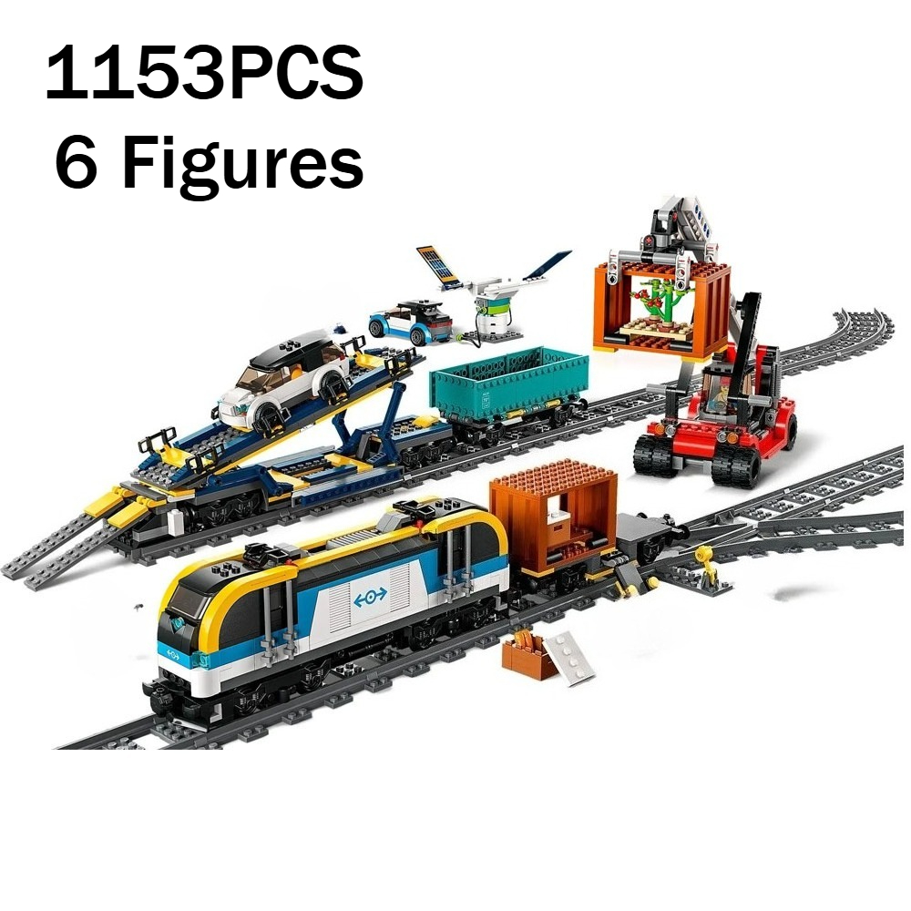 1153PCS City Freight Train Rai - مراجعة Model Kit Train وسعره