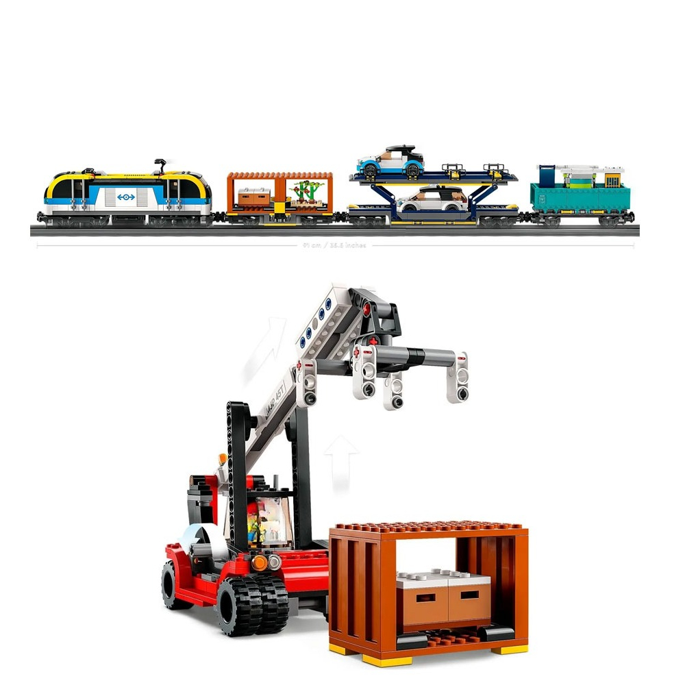 1153PCS City Freight Train Rai - مراجعة Model Kit Train وسعره