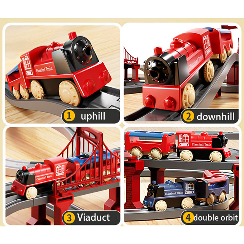 44Pcs/set Electric Train Track - مراجعة Model Kit Train وسعره