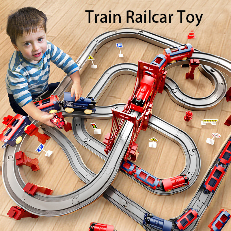 44Pcs/set Electric Train Track - مراجعة Model Kit Train وسعره