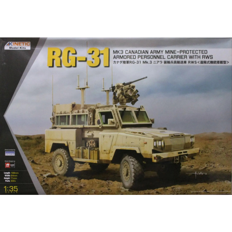 Kinetic K-61010 1/35 Scale Can - مراجعة Model Kit Rg وسعره