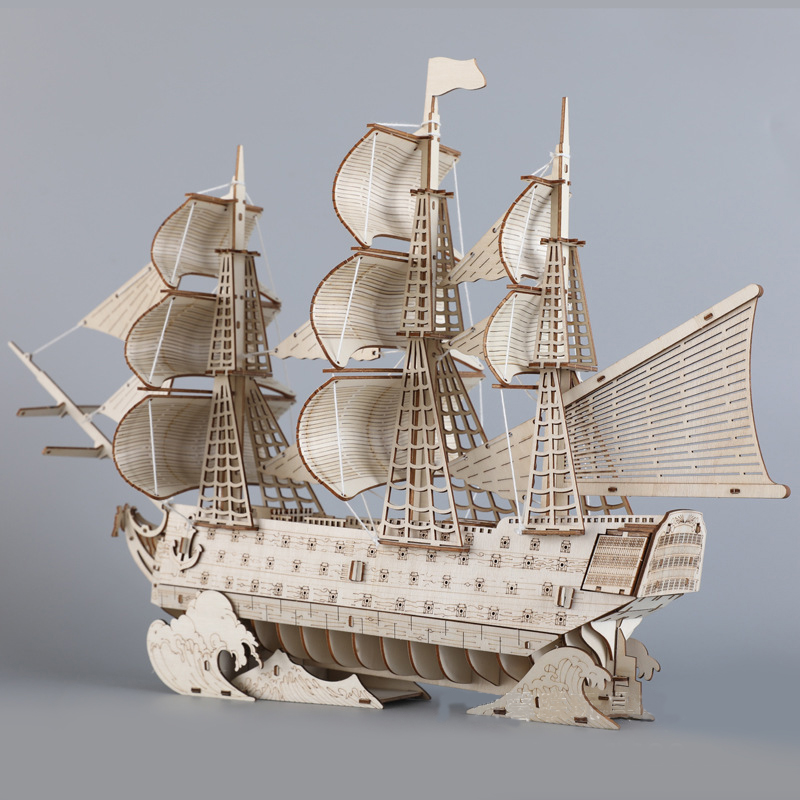 HMS Victory Ship Model Kit 3D  - مراجعة Model Kit Hms Victory وسعره