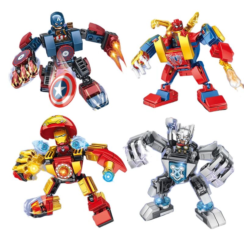 Blind box Mini Marvel Building - مراجعة Model Kit Iron Man وسعره