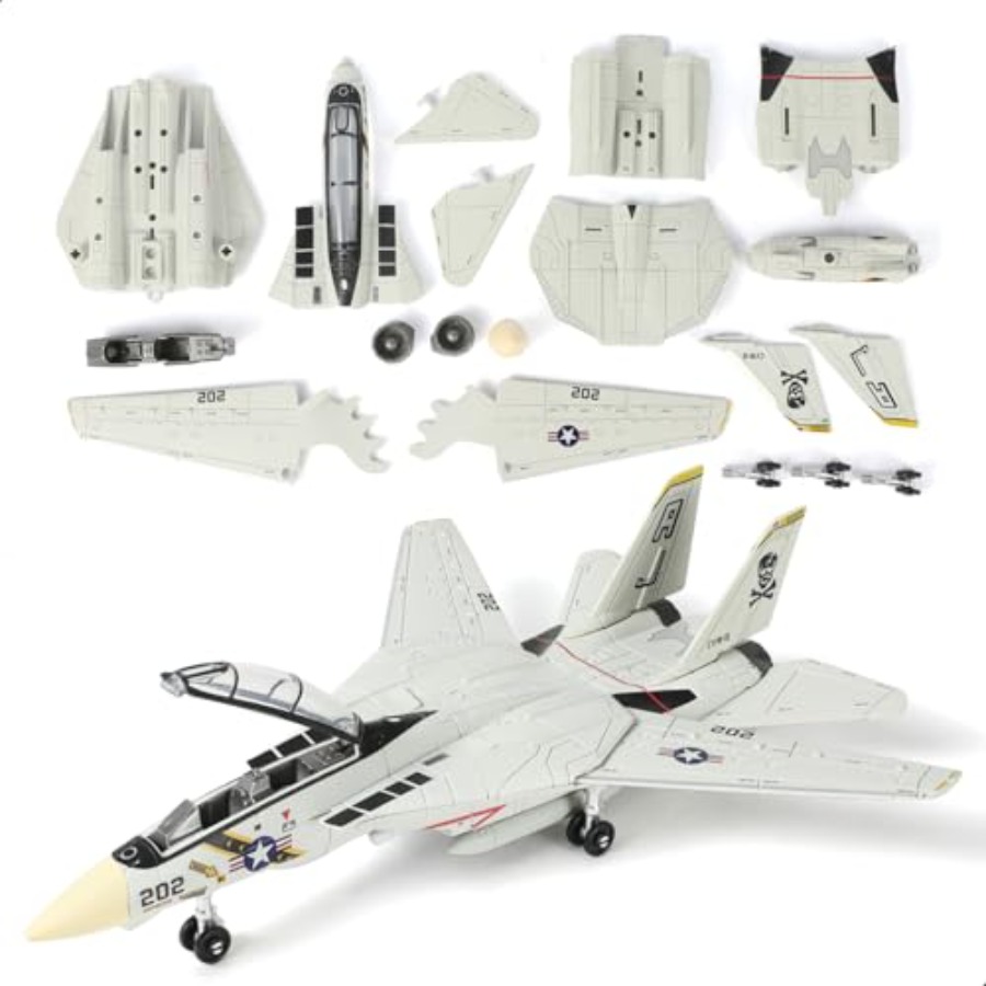 F-14 Tomcat 3D Quick Build Mod - مراجعة Model Kit Jet وسعره