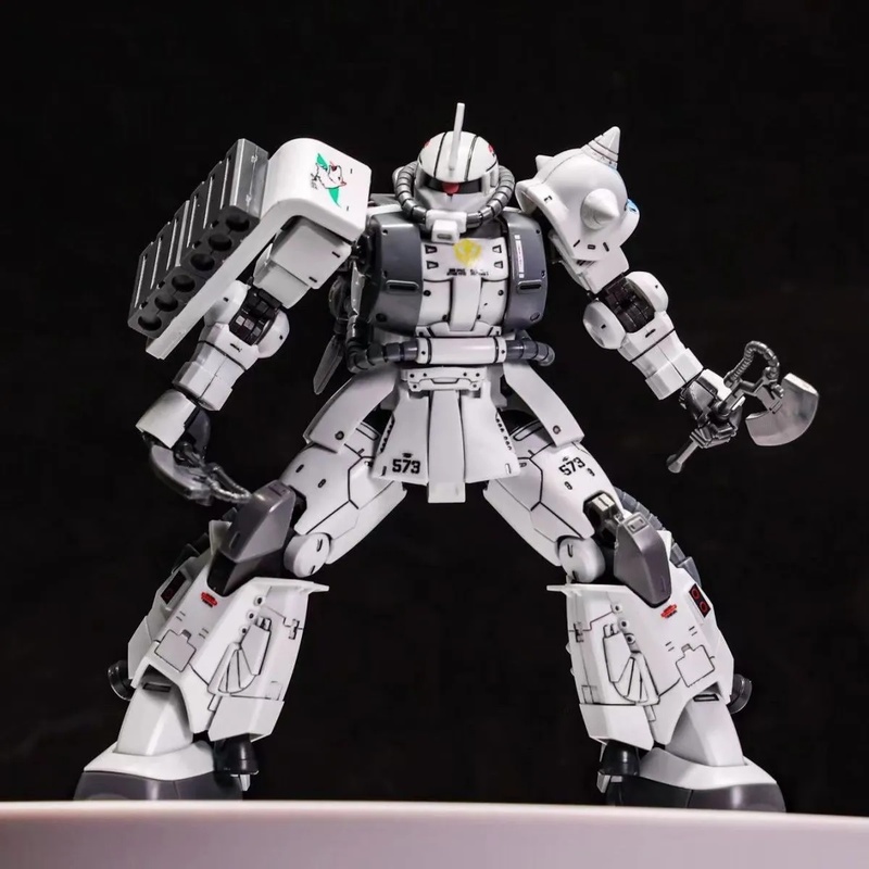 GTO ZAKU II White Wolf Shin Ma - مراجعة Model Kit Zaku وسعره