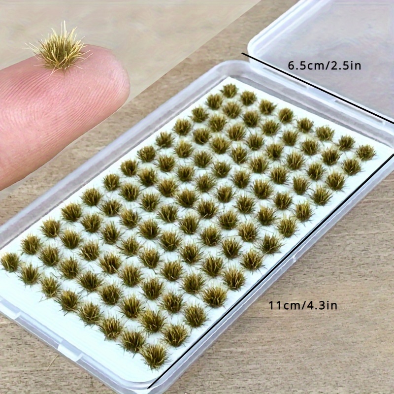 104pcs/pack Static Grass Tuft, - مراجعة Model Kit Train وسعره