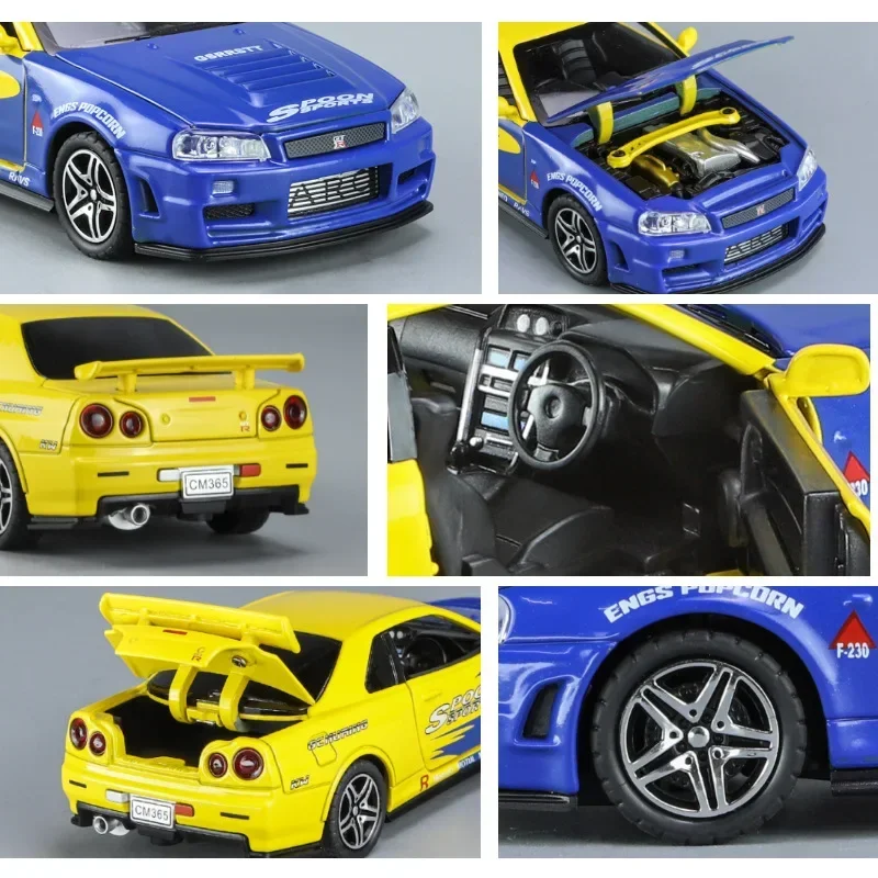1:32 GTR R34 Skyline Fast & Fu - مراجعة Model Kit Nissan Skyline وسعره