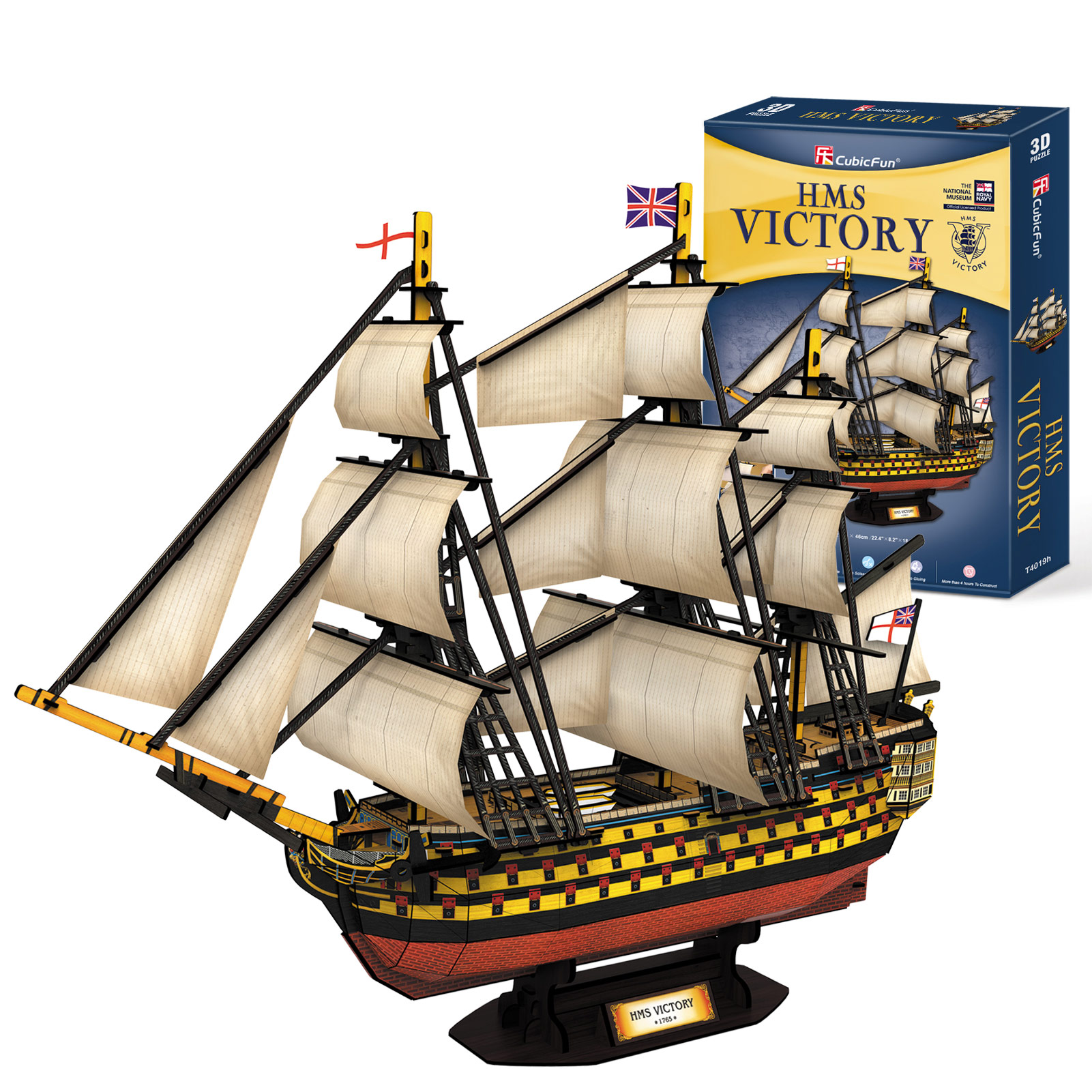 3D Puzzles Large HMS Victory V - مراجعة Model Kit Hms Victory وسعره