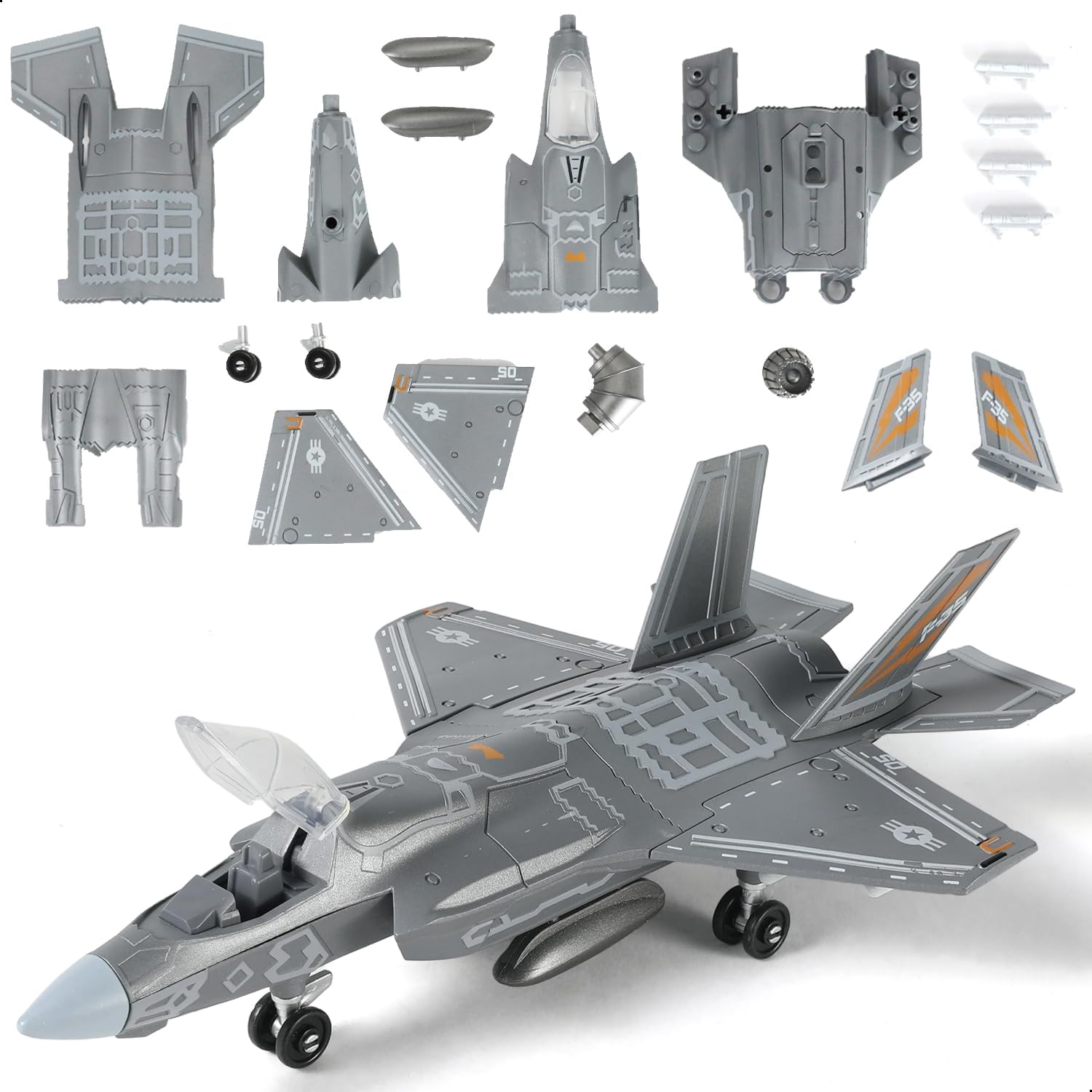 1:72 Scale F-35 Fighter Jet Qu - مراجعة Model Kit Jet وسعره