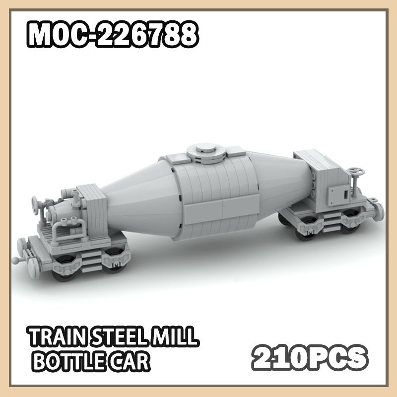 210PCS MOC-226788 Train Steel  - مراجعة Model Kit Train وسعره
