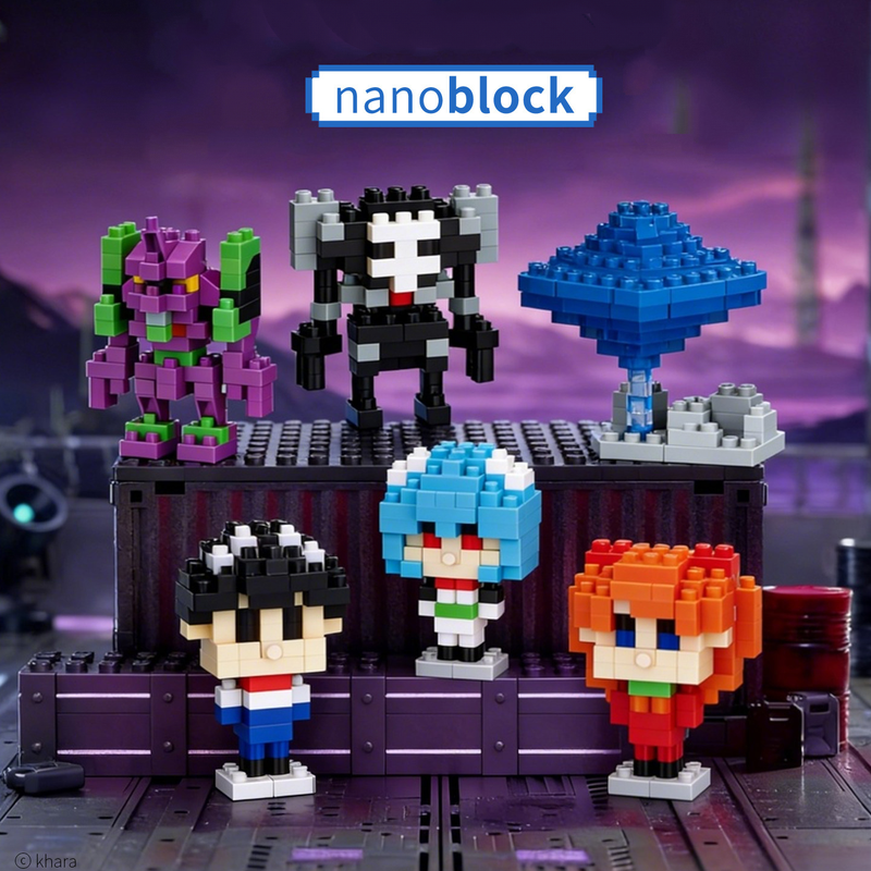 Original Nanoblock Micro Mini  - مراجعة Model Kit Eva وسعره