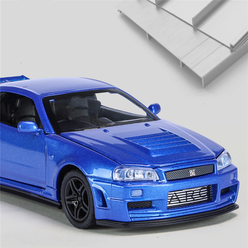 1:32 Skyline Ares GTR R34 Allo - مراجعة Model Kit Nissan Skyline وسعره