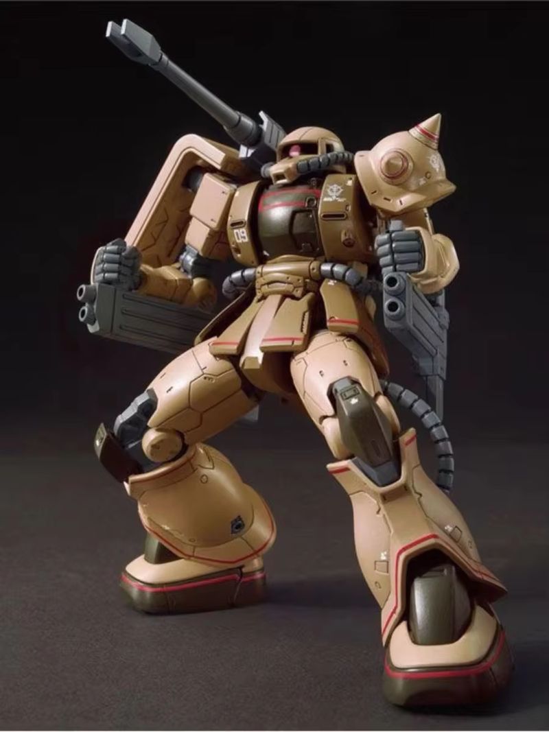 Hg 1/144 Gto Ms-06c-6/R6 Zaku  - مراجعة Model Kit Zaku وسعره