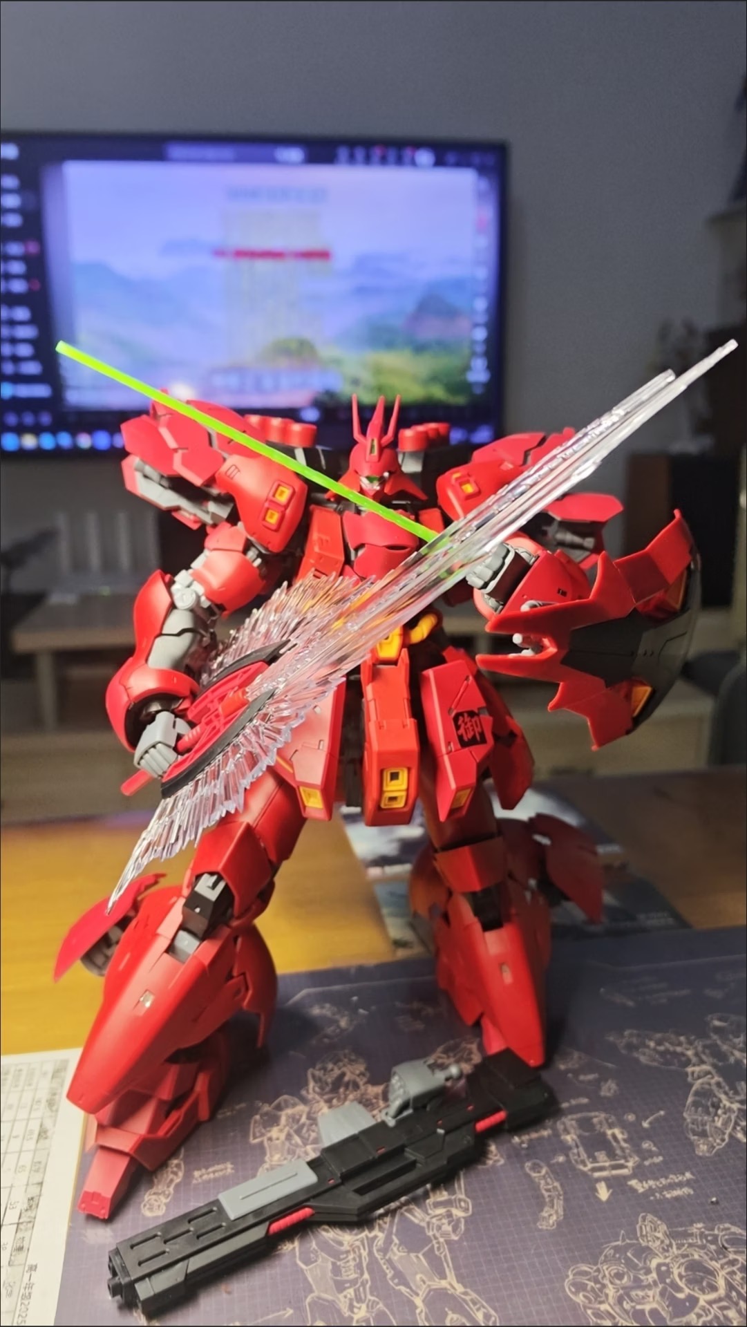 YUSHANFANG MODEL MG 1/100 MSN- - مراجعة Model Kit Rg وسعره