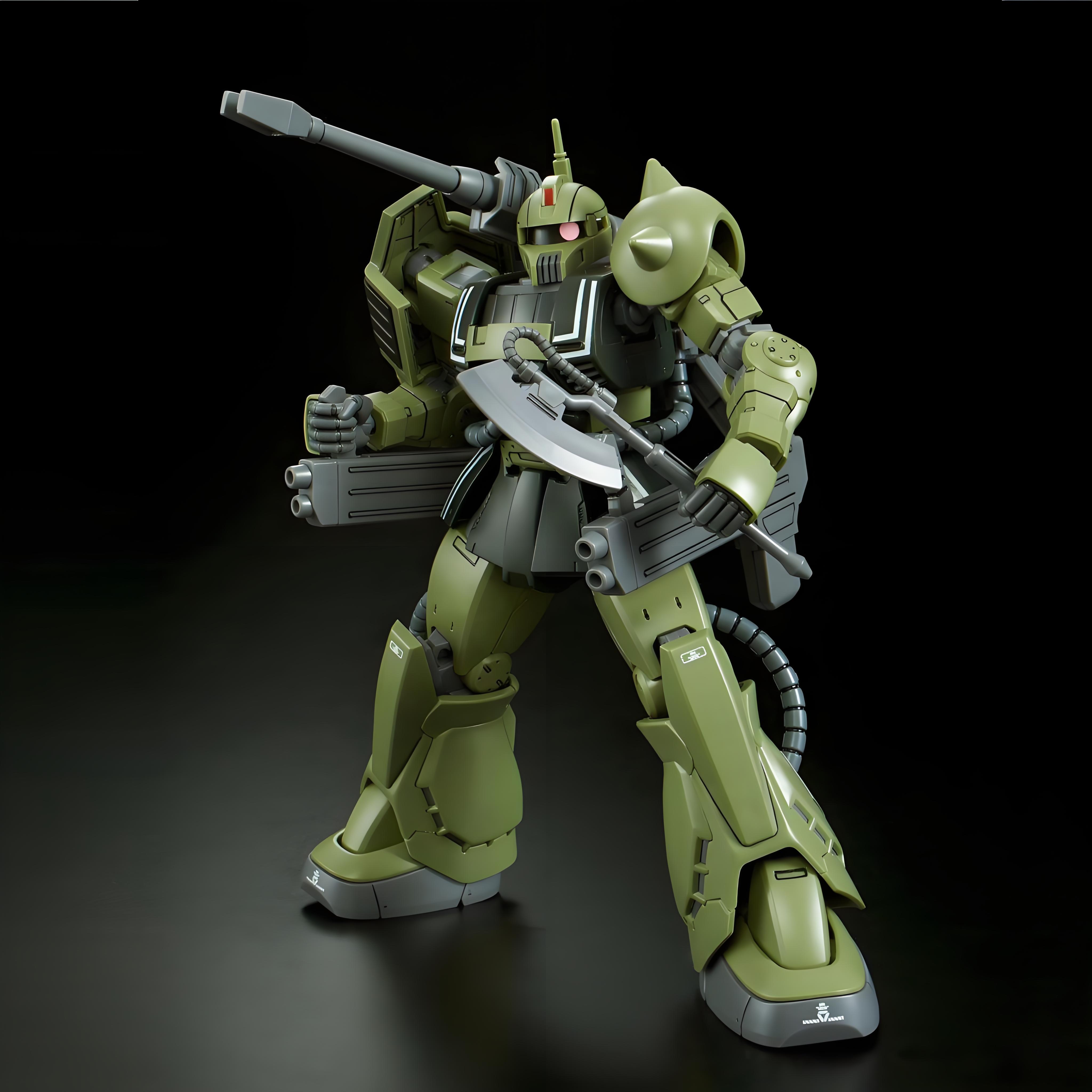 Bandai Original MODEL KIT GUND - مراجعة Model Kit Zaku وسعره