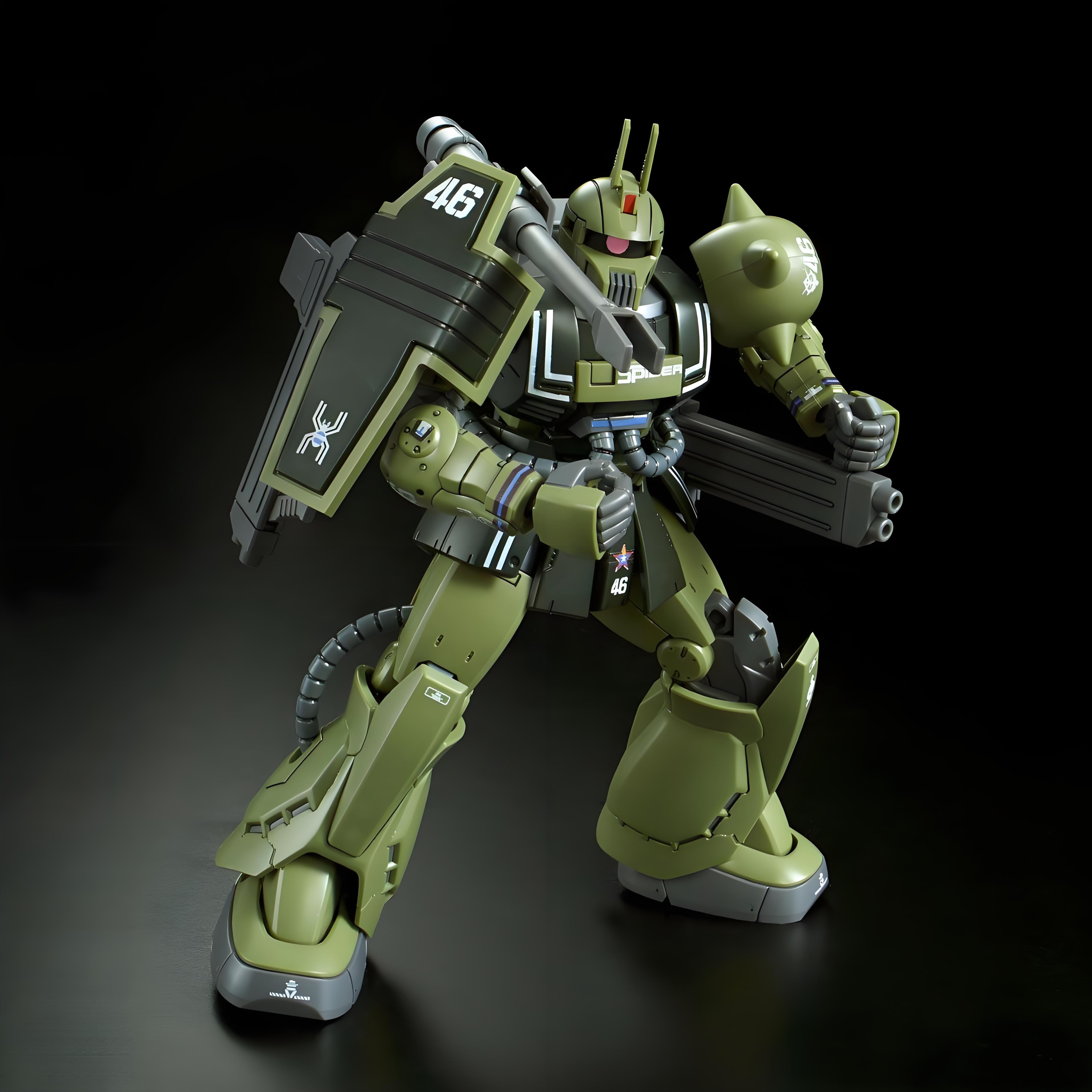 Bandai Original MODEL KIT GUND - مراجعة Model Kit Zaku وسعره