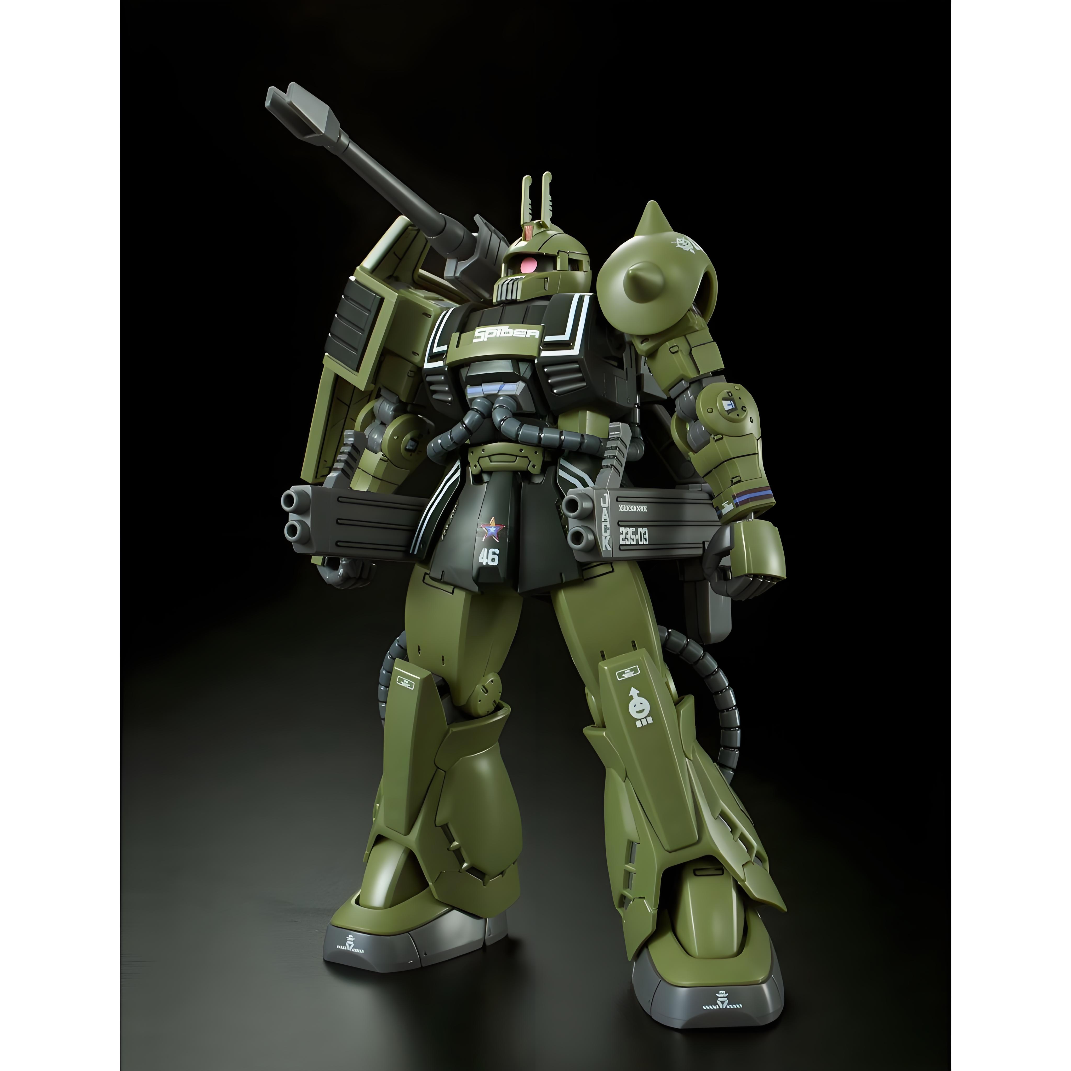 Bandai Original MODEL KIT GUND - مراجعة Model Kit Zaku وسعره