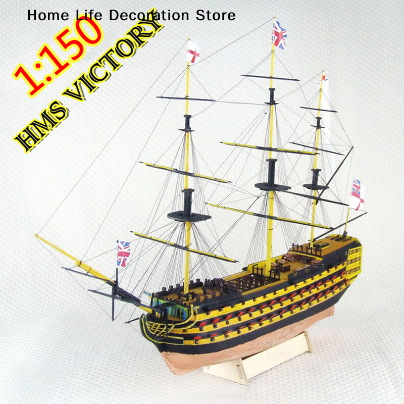 DIY 3D Wooden Puzzles HMS Vict - مراجعة Model Kit Hms Victory وسعره