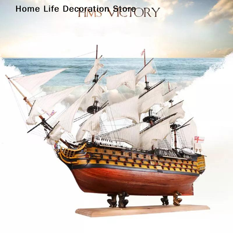 DIY 3D Wooden Puzzles HMS Vict - مراجعة Model Kit Hms Victory وسعره