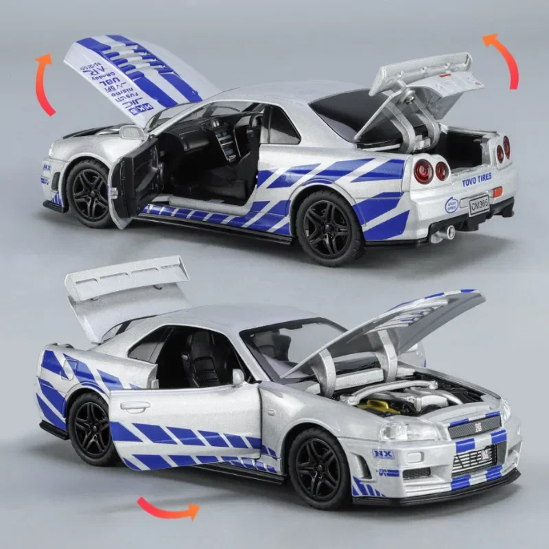 1:32 Nissan Skyline Ares GTR R - مراجعة Model Kit Nissan Skyline وسعره