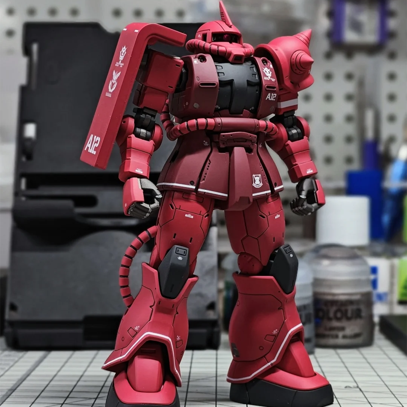 GTO Char's Zaku HG 1/144 Mech  - مراجعة Model Kit Zaku وسعره